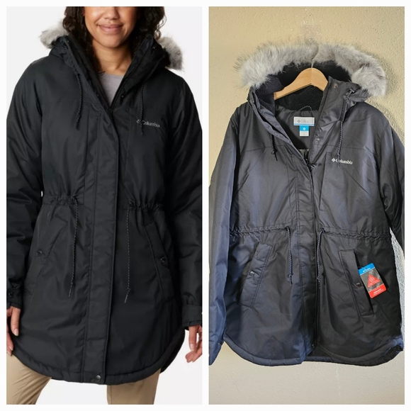 Columbia Jackets & Blazers - Columbia Suttle Mountain Mid Jacket With Faux Fur Hood.